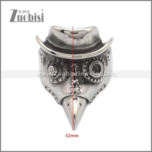 Stainless Steel Ring r008923SA