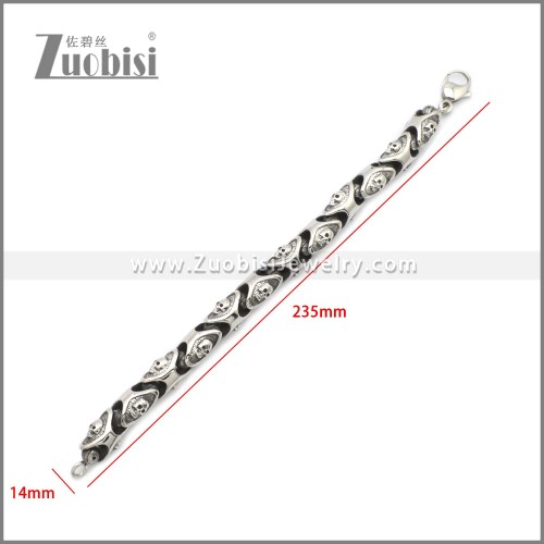 Stainless Steel Bracelet b010125SA