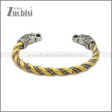 Retro Stainless Steel Dragon Viking Arm Ring Bracelet b010119SG2