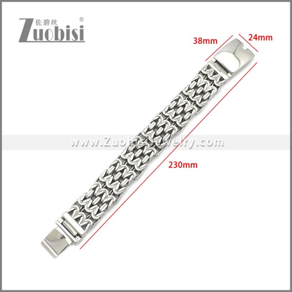 Stainless Steel Bracelet b010123S