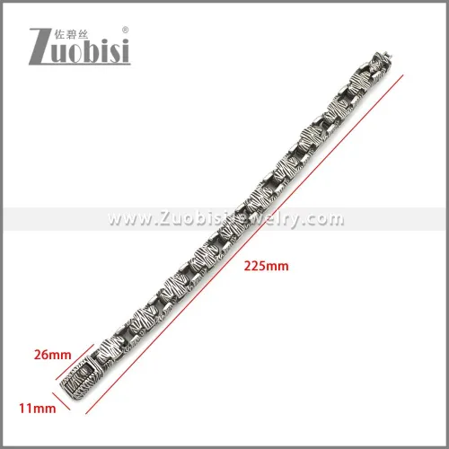 Stainless Steel Bracelet b010127SA
