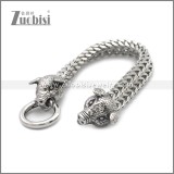 Stainless Steel Boar Bracelet b010141S