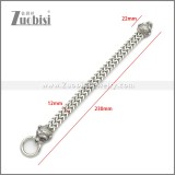 Stainless Steel Monkey Bracelet b010138S