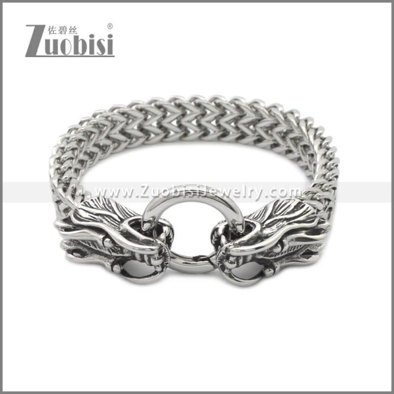 Stainless Steel Dragon Bracelet b010133S