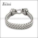 Stainless Steel Tiger Bracelet b010145S