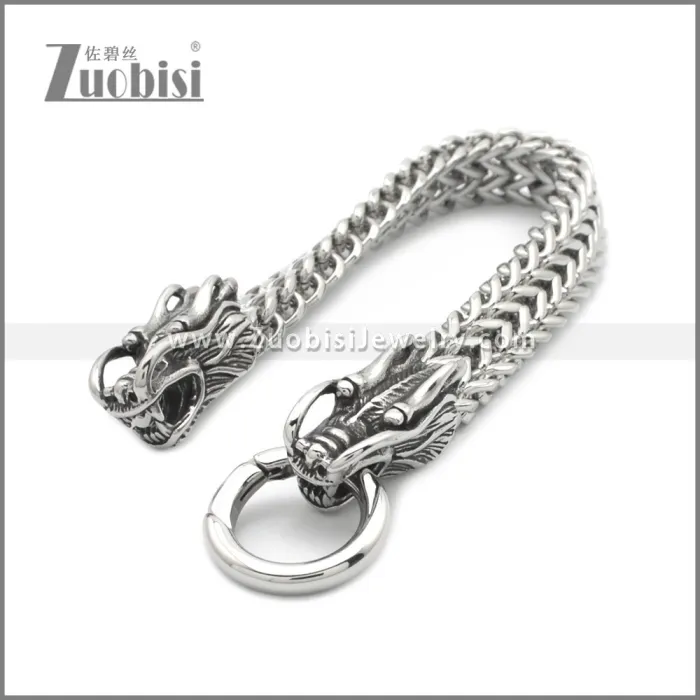 Stainless Steel Dragon Bracelet b010133S