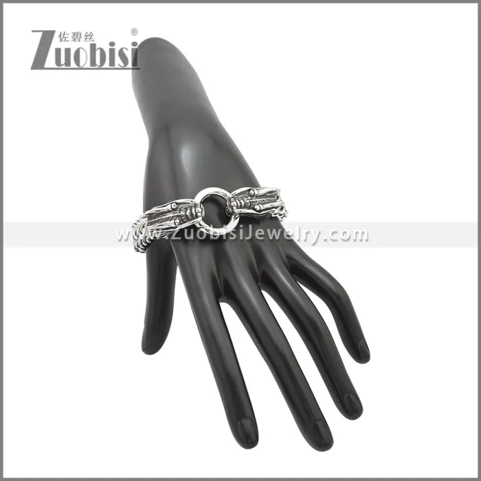 Stainless Steel Dragon Bracelet b010133S