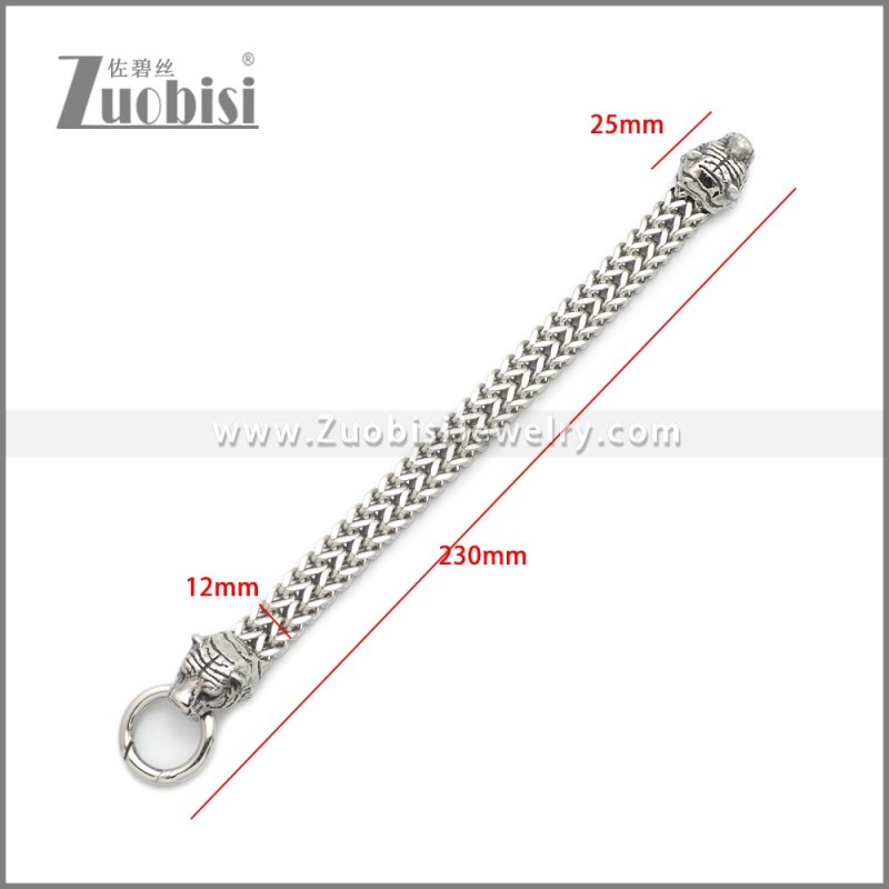 Stainless Steel Tiger Bracelet b010145S