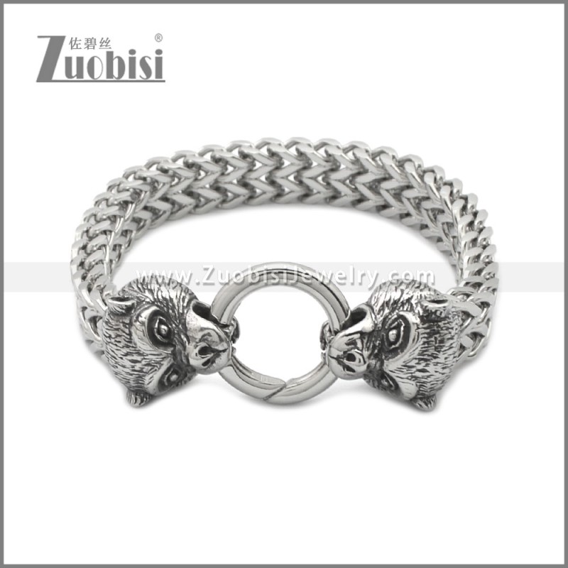 Stainless Steel Monkey Bracelet b010138S