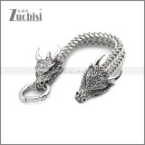 Stainless Steel Dragon Bracelet b010144S