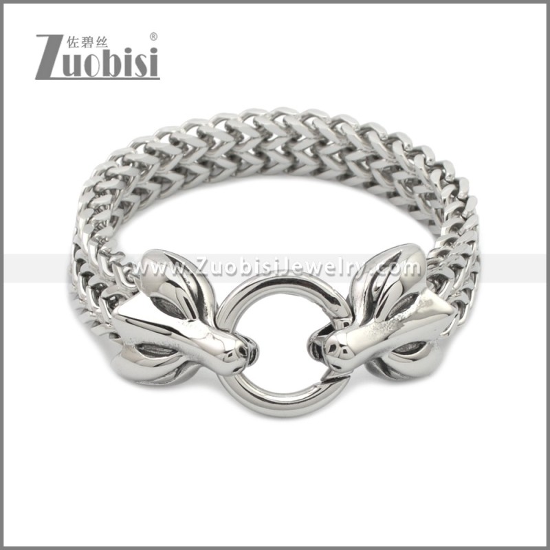 Stainless Steel Fox Bracelet b010142S