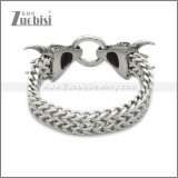 Stainless Steel Dragon Bracelet b010144S