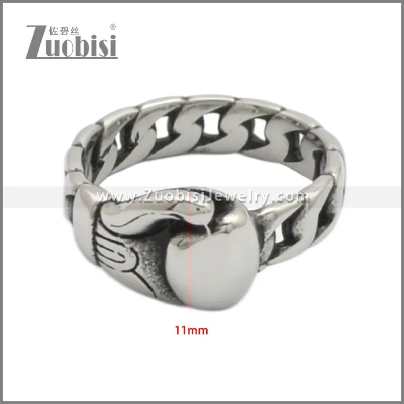 Stainless Steel Ring r008952S