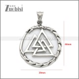 Stainless Steel Pendant p011143S