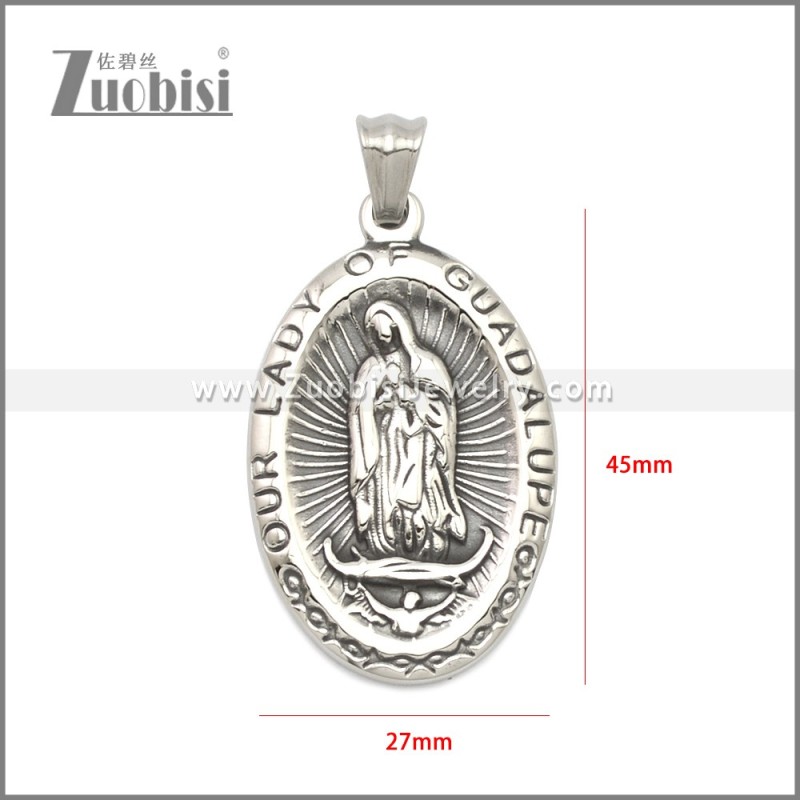 Stainless Steel Pendant p011142SH