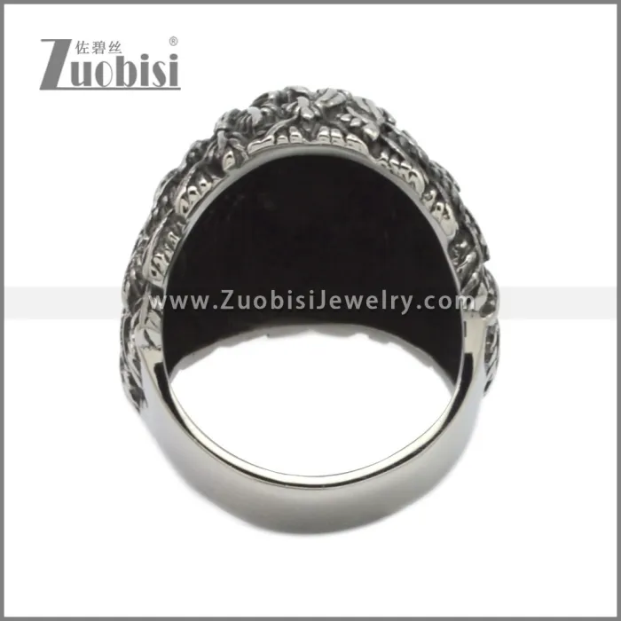 Stainless Steel No Eyeball Eagle Ring r008998SA1