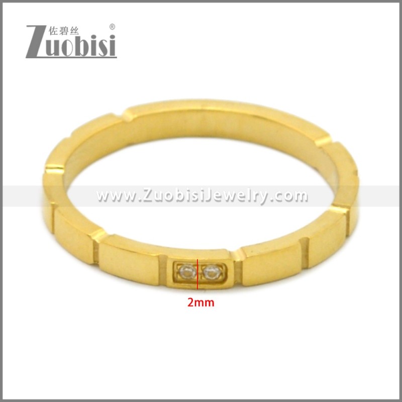 Stainless Steel Ring r009060G