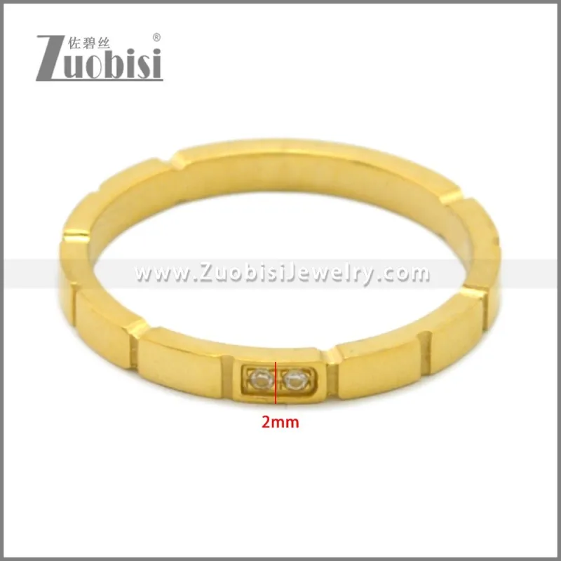 Stainless Steel Ring r009060G