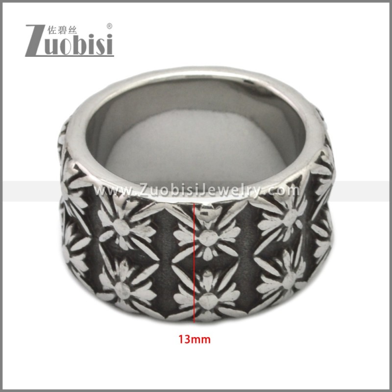 Stainless Steel Ring r009048SH