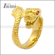 Your 24K Stainless Steel China Dragon Ring Gold Size 12 r009069G