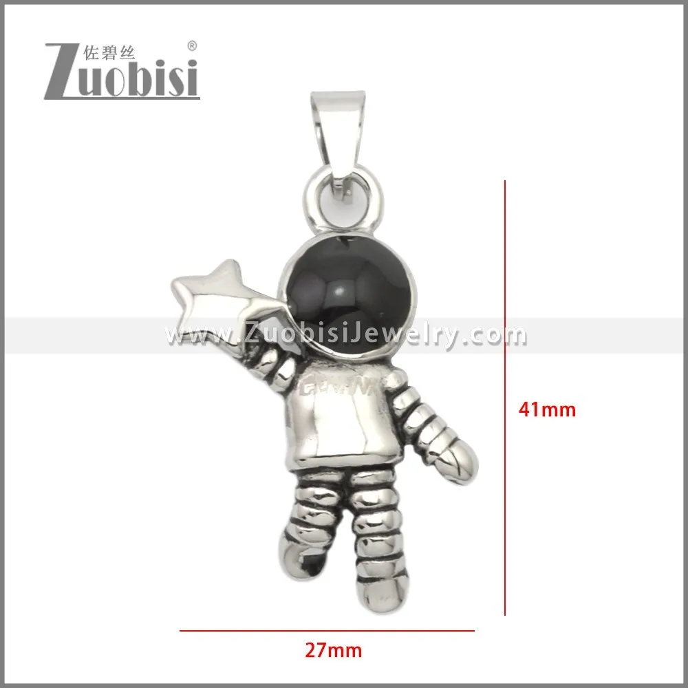 Stainless Steel Astronaut Pendant