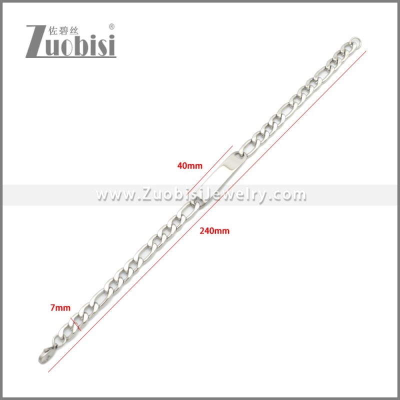 Stainless Steel Bracelet b010164S