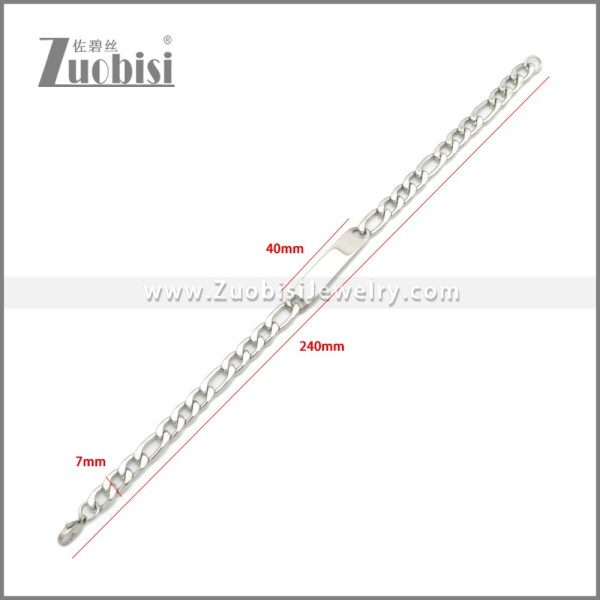 Stainless Steel Bracelet b010164S