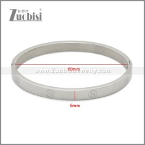 Stainless Steel Bangle b010151S