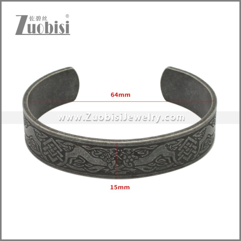 Stainless Steel Bangle b010166A