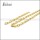 9mm Wide Gold Plating Stainless Steel Jewelry Set s002983G