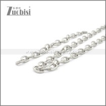 9mm Wide Silver Tone Stainless Steel Jewelry Set s002983S