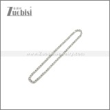 570 x 6mm Stainless Steel Necklaces n003263S