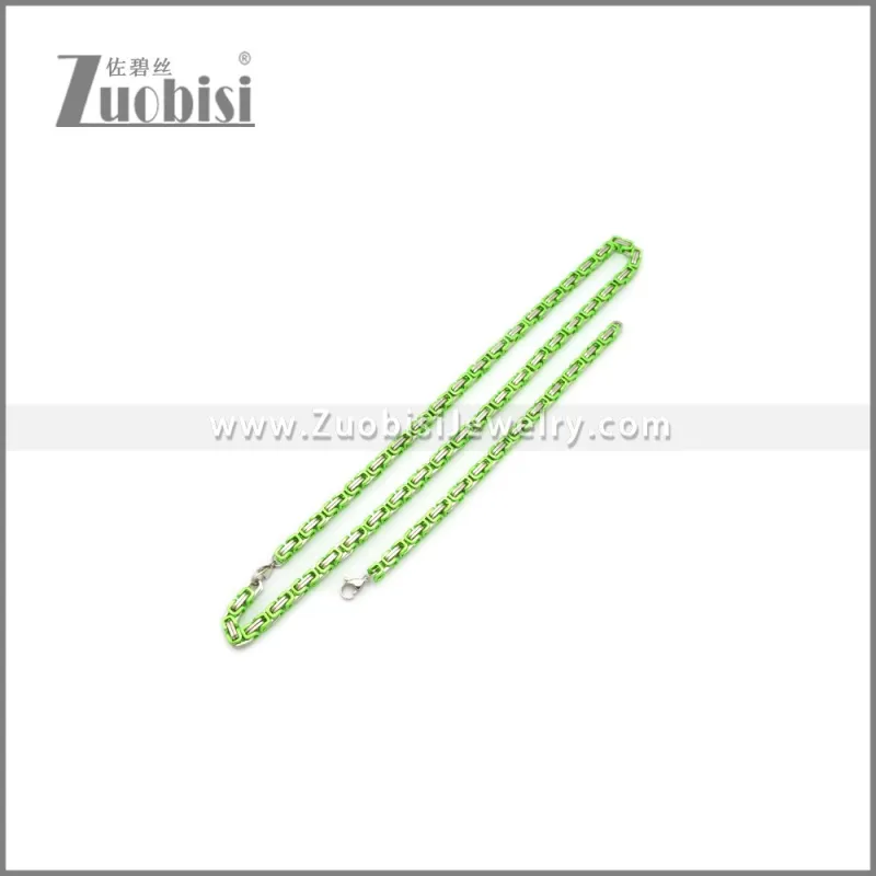 6mm Stainless Steel Jewelry Set s002976S2