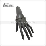 9mm Black Stainless Steel Jewelry Set s002983A