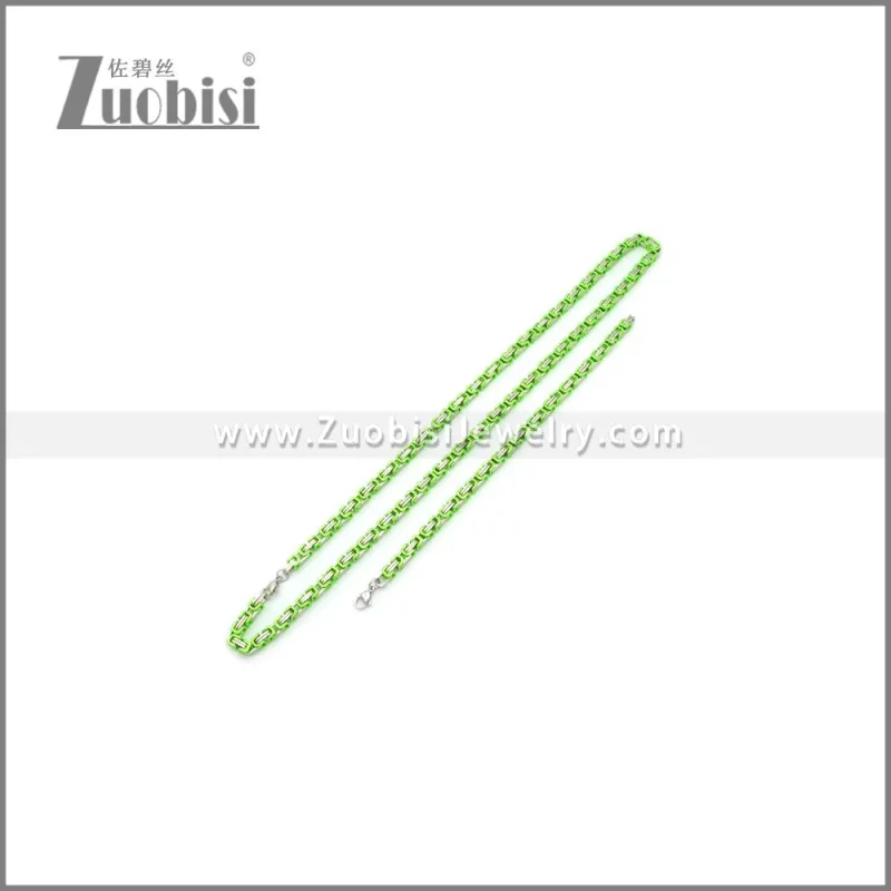 5mm Stainless Steel Jewelry Set s002976S3