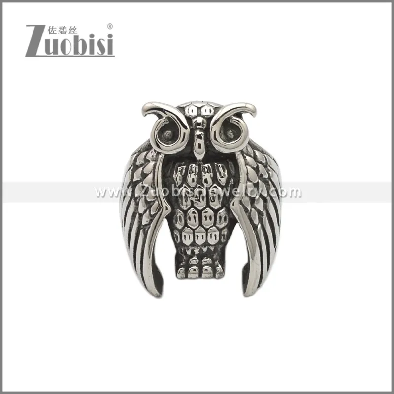 Stainless Steel Owl Rings -r000648
