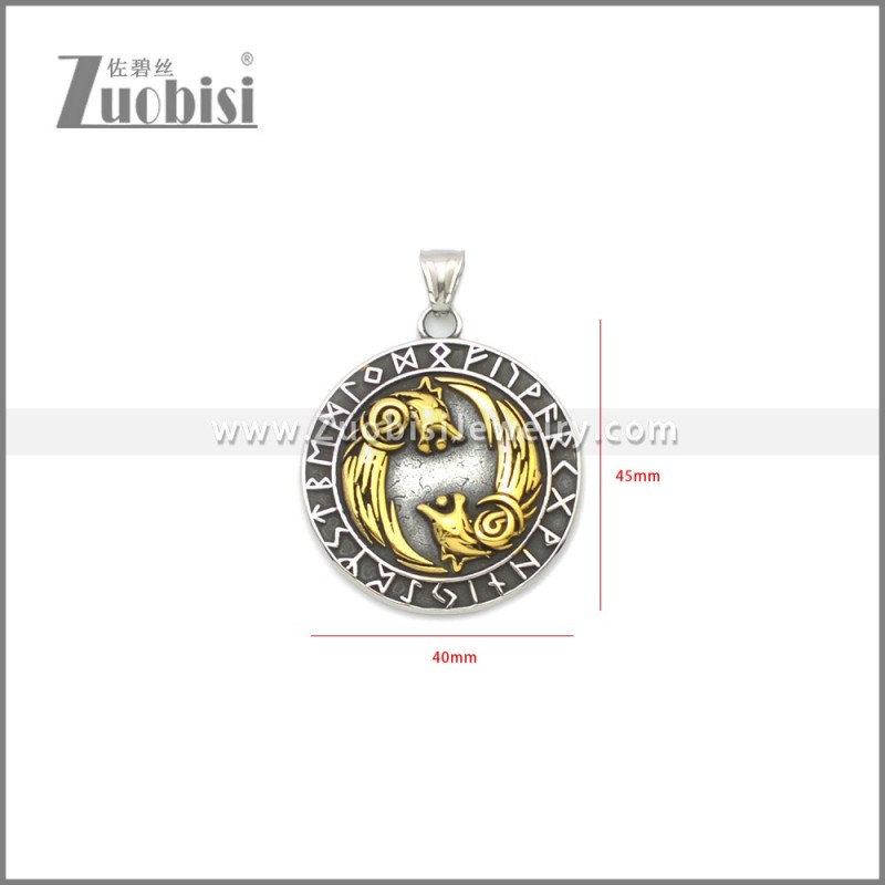 Stainless Steel Pendant p011215SAG