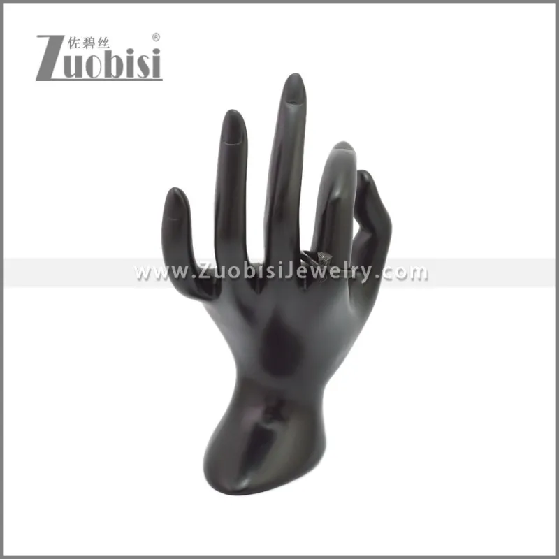 Black Stainless Steel Serpent Rings r009122H