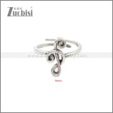 925 Sterling Silver Music Note Rings r009126S