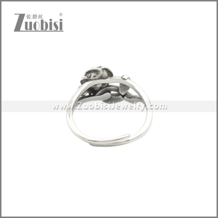 925 Sterling Silver Rose Rings r009127SA