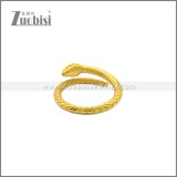 Golden Stainless Steel Snake Rings r009121G