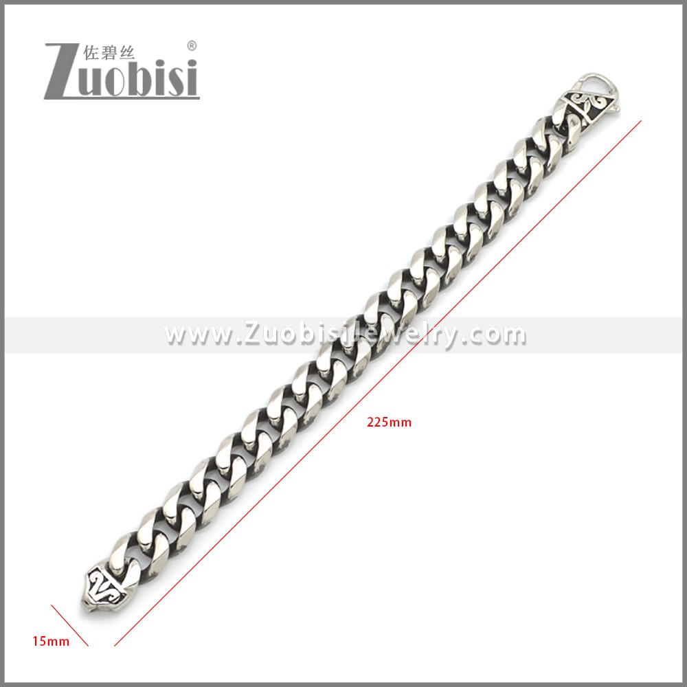 Stainless Steel Bracelets b010200S Zuobisi Jewelry