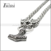 Stainless Steel Necklaces n003285S17