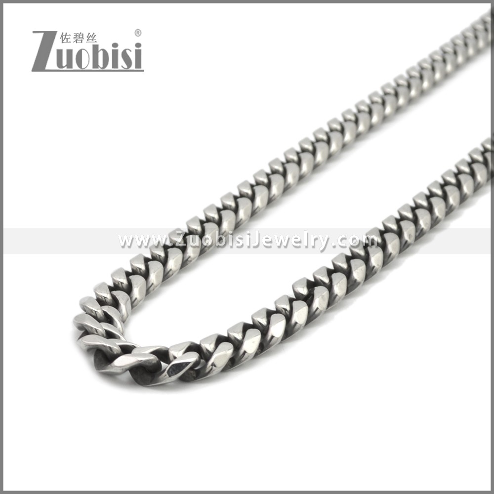 Stainless Steel Necklaces n003272S1 Zuobisi Jewelry