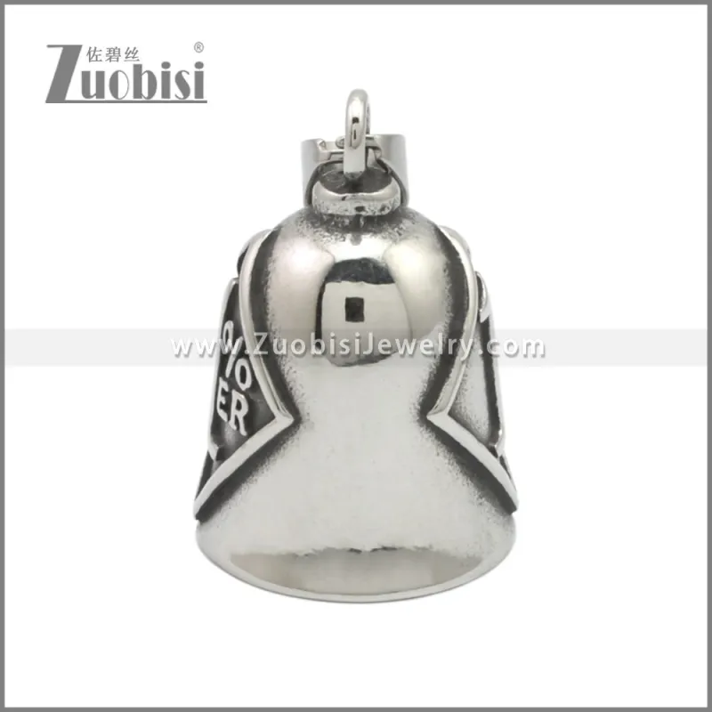 1%ER Biker Bell Pendant p011230S