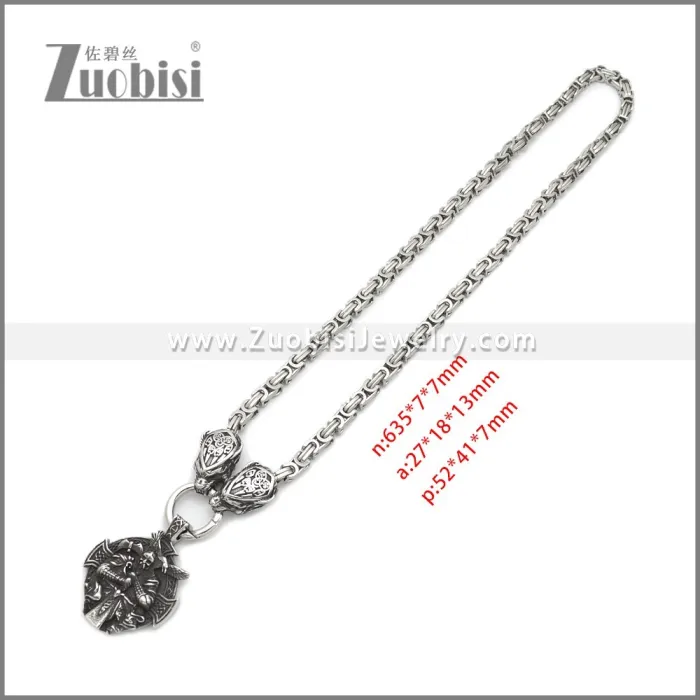 Stainless Steel Necklaces n003283S15