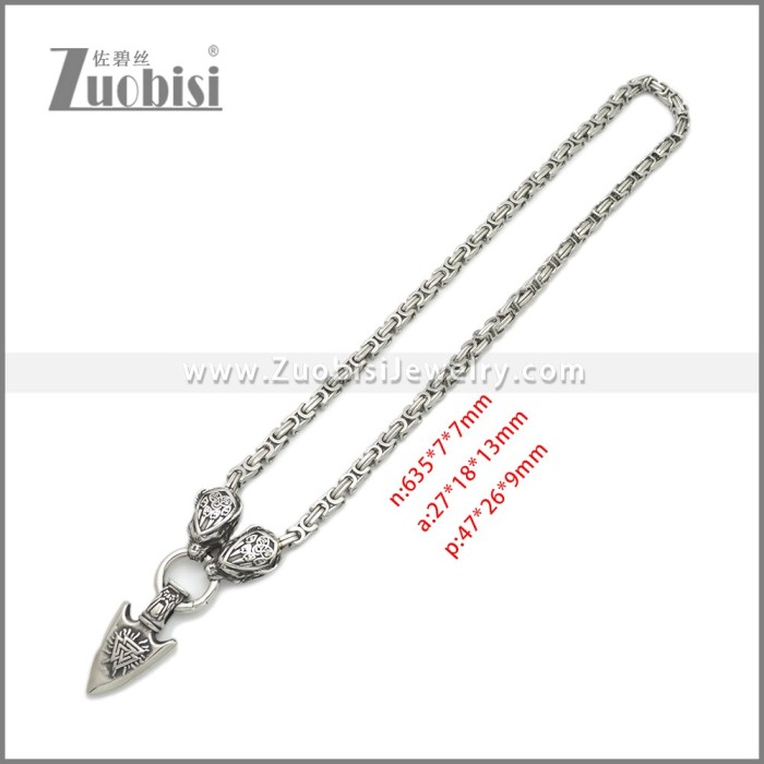 Stainless Steel Necklaces n003283S4