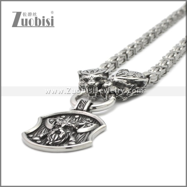 Stainless Steel Necklaces n003283S12
