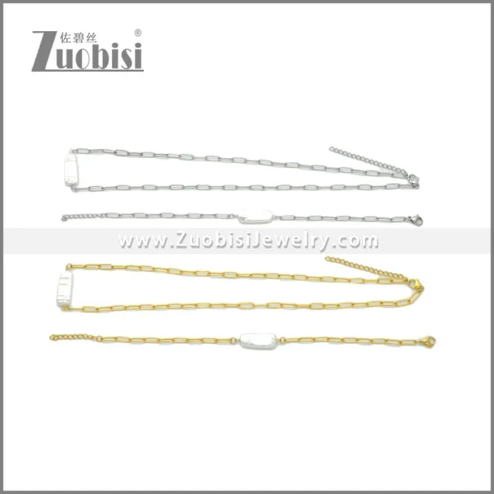 Stainless Steel Jewelry Sets s002992S