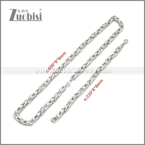 Stainless Steel Jewelry Sets s002996S